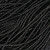 African Glass Beads 3-4mm Black