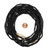 African Glass Beads 3-4mm Black