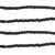 African Glass Beads 3-4mm Black