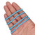 African Glass Beads 4mm Sky Blue