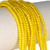 African Glass Beads 3-3.5 Yellow