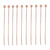 Rose Gold Filled Ball Head Pin - 26g 1Inch 10Pcs