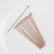 Rose Gold Filled Ball Head Pin - 26g 1Inch 10Pcs