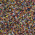 African Christmas Beads 1-3.2mm