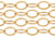 6.4x8.2 mm 14K Gold Filled Flat Cable Chain