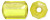 Octagon Beads -Acrylic Yellow