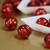 Pumpkin Shaped Beads -Acrylic Dark Red