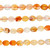 Oval Faceted Beads 8x10mm 15 IN Strand-Natural Carnelian