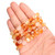 Oval Faceted Beads 8x10mm 15 IN Strand-Natural Carnelian