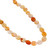 Oval Faceted Beads 8x10mm 15 IN Strand-Natural Carnelian