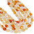 Oval Faceted Beads 8x10mm 15 IN Strand-Natural Carnelian