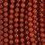 Dark Carnelian Round Smooth Gemstone Beads