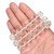 15 1/2 Inch Strand of Clear Quartz 12.5 to 13 mm Round Beads