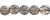 Ceramic Beads Flat Coin Gray 15mm