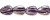 Ceramic Beads Flat Drop Purple 20x15mm