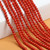 16 IN Strand 2 mm Red Bamboo Coral Round Smooth Gemstone Beads