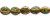 Ceramic Beads Barrel Green w/Black Spots