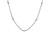 Sterling Silver 1.1 mm Two-Tone Snake Necklace