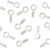 Sterling Silver Crimp End Caps 0.48mm ID - 10 Pcs
