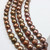 15 IN Strand 6-6.5 mm  Dome Shaped Bronze Freshwater Pearls