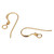 14k Gold Filled Flat Earwire W/Coil