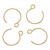 2 Pair 13 mm Gold Filled Circle Ear Wires