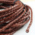 30 FT 4 MM Imitation Brown Braided Leather