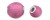 Lacquer Pink Seed Beads 11 mm