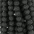 Black Lava Rock Beads round 10mm