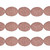 Pink Oval Shaped Lava Beads