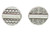 12 Pcs 15.3 mm Zinc Alloy Mix Lot Coin Shape Bead