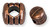 40 Pcs 6x5 mm Zinc Alloy Copper Barrel Bead