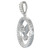 Sterling Silver Soaring Bird Pendant with AAA Cubic Zirconia