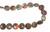 Natural Coin Shaped Smooth Gemstone Beads -Rainforest Agate