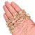 Uneven Rutile Quartz beads approximately 9x12 mm