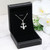 Stunning Sterling Silver Fleur De Lis Pendant with AAA Cubic Zirconia