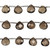 Faceted Pear Gemstone Beads 8x8mm 15 1/2 IN Strand-Smokey Quartz