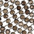 Faceted Pear Gemstone Beads 8x8mm 15 1/2 IN Strand-Smokey Quartz