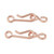 14K Rose Gold Filled Hook and Eye Set - 14mm 2 Sets