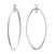 Sterling Silver Oval Drops W/ Closed Ring