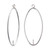 Sterling Silver Oval Drops W/ Peg