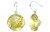 Sterling Silver Natural Lemon Quartz Round Earrings