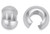 Sterling Silver Crimp Covers 3mm