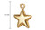 14K Gold Filled 9x12 mm Star Charms