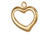2 Pc Bag of 14K Gold Filled 10.5x10 mm Heart Charms