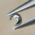 10 Pcs 4 mm Silver Crimp Covers