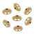 14K Gold Filled Saucer Beads 7.3x3.6 mm - 2 Pcs