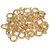 14k 8 mm Closed Spring Ring Clasps, Sold As 5 Piece Pack