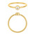 14K Gold Filled 4mm Cubic Zirconia Ring Size 8