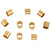 14K Gold Filled Crimp Beads 3x3mm - 20 Pcs